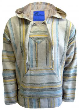 No Bad Days Baja Hoodie - Sand Green Gray Yellow Sky